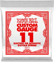 Cordes guitare électrique Ernie ball Electric / Acoustic (1) 1011 Slinky Nickel Wound 11 - Corde au détail