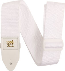 Polypro 2-inches Guitar Strap - White & White