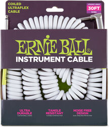 Câble Ernie ball Ultraflex - 9m - White