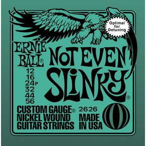 Ernie Ball Jeu De 6 Cordes Electric (6) 2626 Not Even Slinky 12-56 - Cordes Guitare Électrique - Variation 1