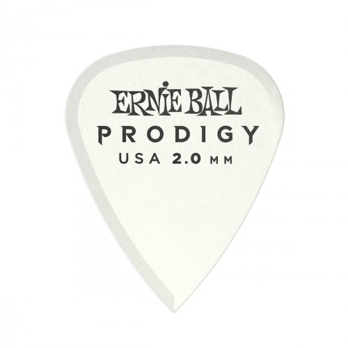 Ernie Ball Mediators Prodigy Sachet De 6 Blanc Standard 2mm - MÉdiator & Onglet - Variation 1