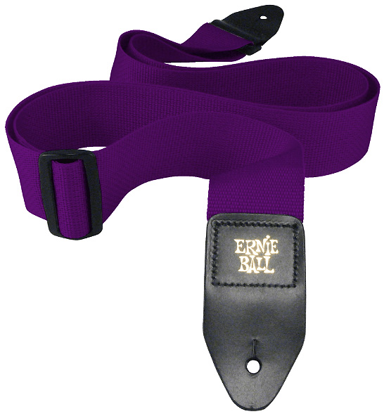 Ernie Ball Polypro 2.inc Guitar Strap Purple - Sangle Courroie - Variation 1