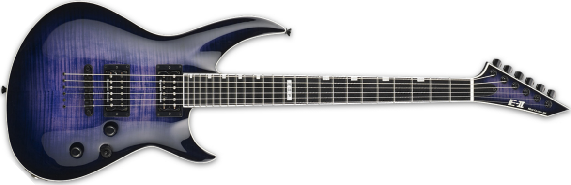 Esp E-ii Horizon Iii - Reindeer Blue - Guitare Électrique Forme Str - Main picture