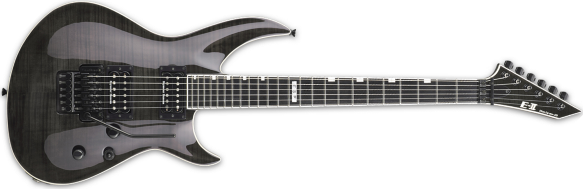 Esp E-ii Horizon Iii Fm Fr Stblk Hh Seymour Duncan Fr Eb - See Thru Black - Guitare Électrique Forme Str - Main picture