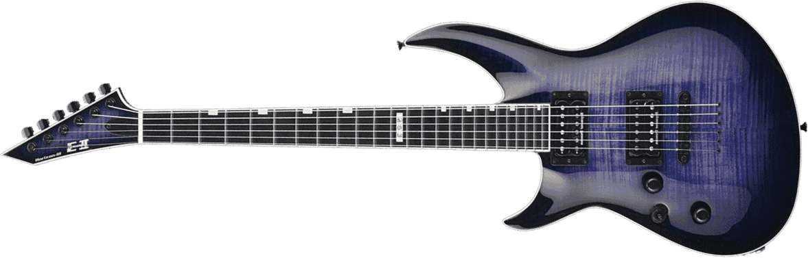 Esp E-ii Horizon Iii Lh Gaucher Japon Hh Seymour Duncan Eb - Reindeer Blue - Guitare Électrique Gaucher - Main picture