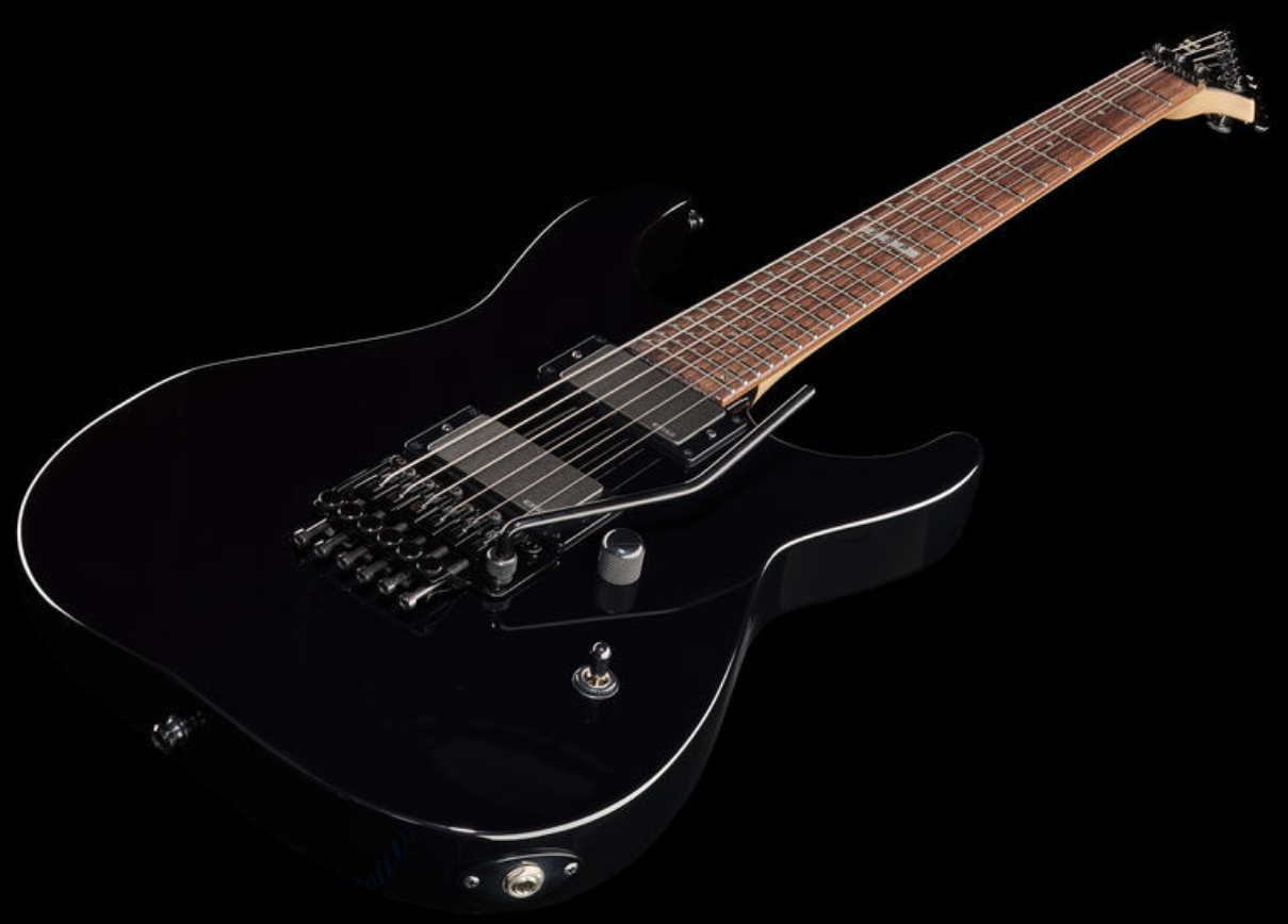 Esp E-ii M-ii Neck Thru Nt Hh Emg Fr Rw - Black - Guitare Électrique Forme Str - Variation 2