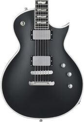 Guitare électrique single cut Esp E-II Eclipse BB (Japan) - Black satin