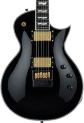 Guitare électrique single cut Esp E-II Eclipse Full Thickness EverTune (Japan) - Gloss black