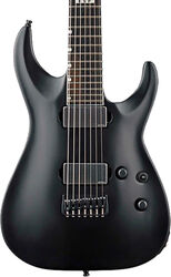 Guitare électrique baryton Esp E-II Horizon NT-7B Hipshot (7-String, Baritone) - Black satin
