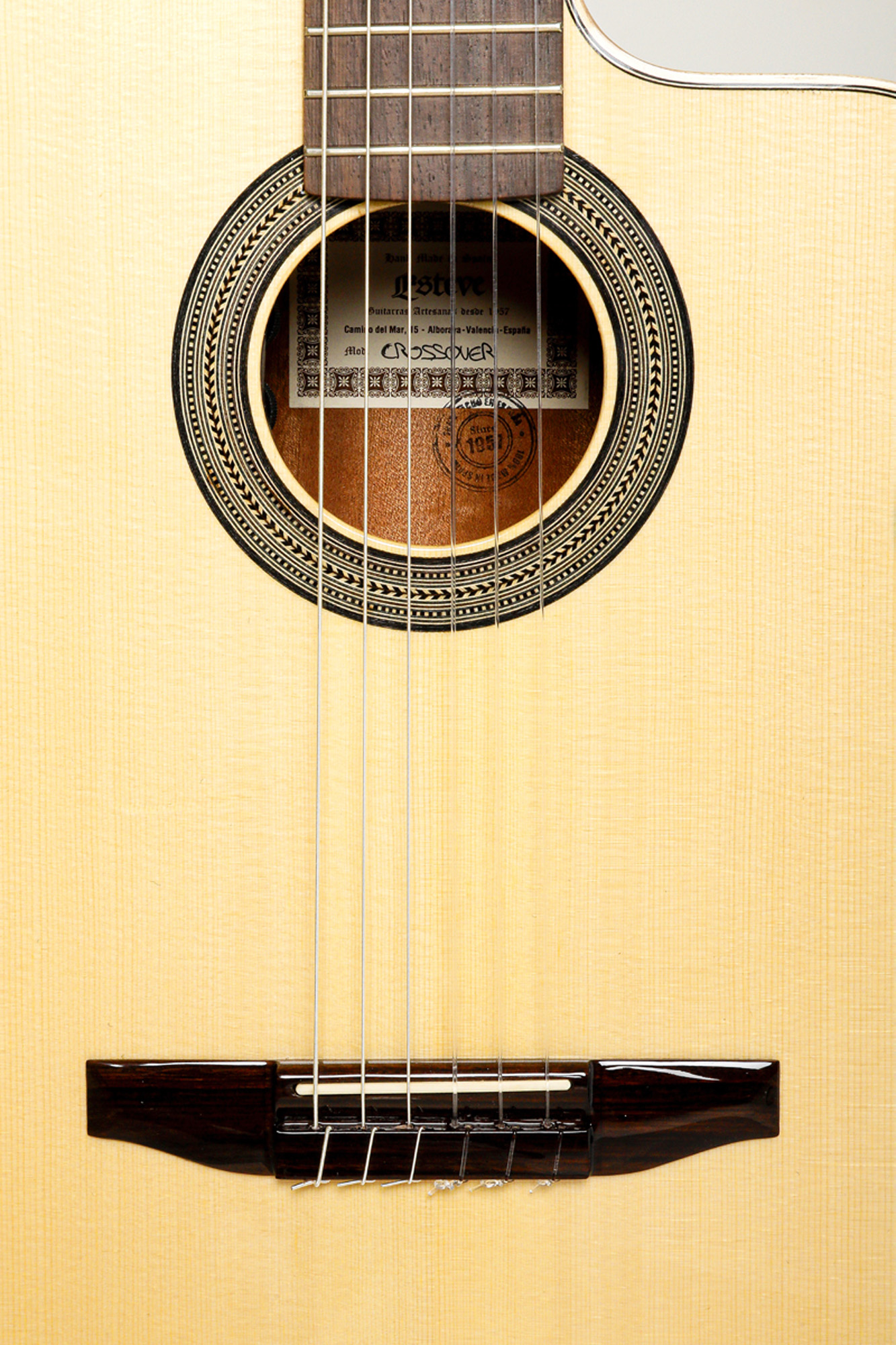 Esteve Crossover Electro Epicea Palissandre Rw - Natural - Guitare Classique Format 4/4 - Variation 3