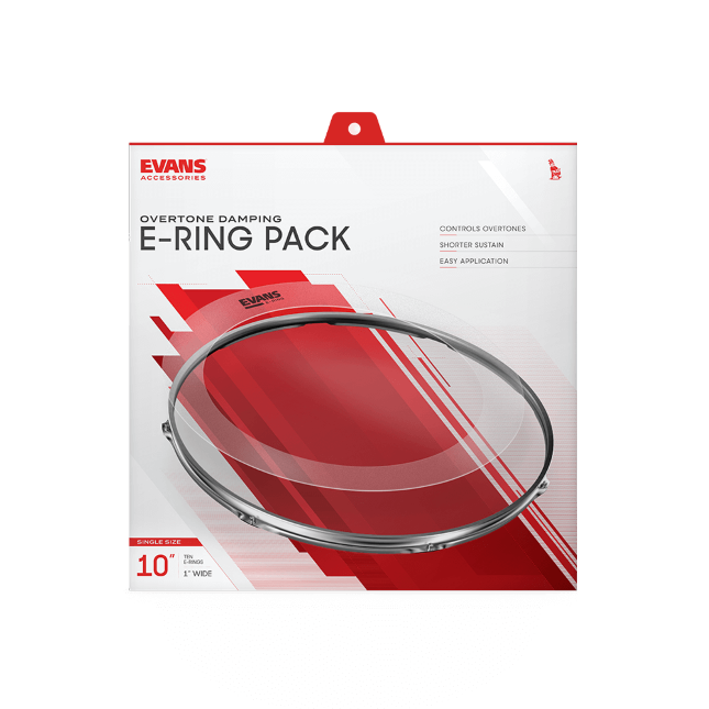 Evans 1 Inch E-ring 10 Pack, 14 Inch - Muffle Ring Control - Variation 2