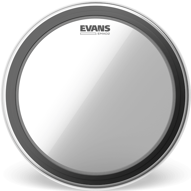 Evans Emad 2 Bass Drumhead Bd24emad2 - 24 Pouces - Peau Grosse Caisse - Main picture