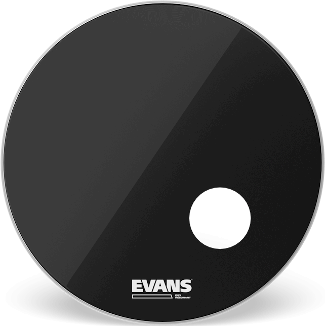 Evans Eq3 Resonant Smooth Black Bd18rb - 18 Pouces - Peau Grosse Caisse - Main picture