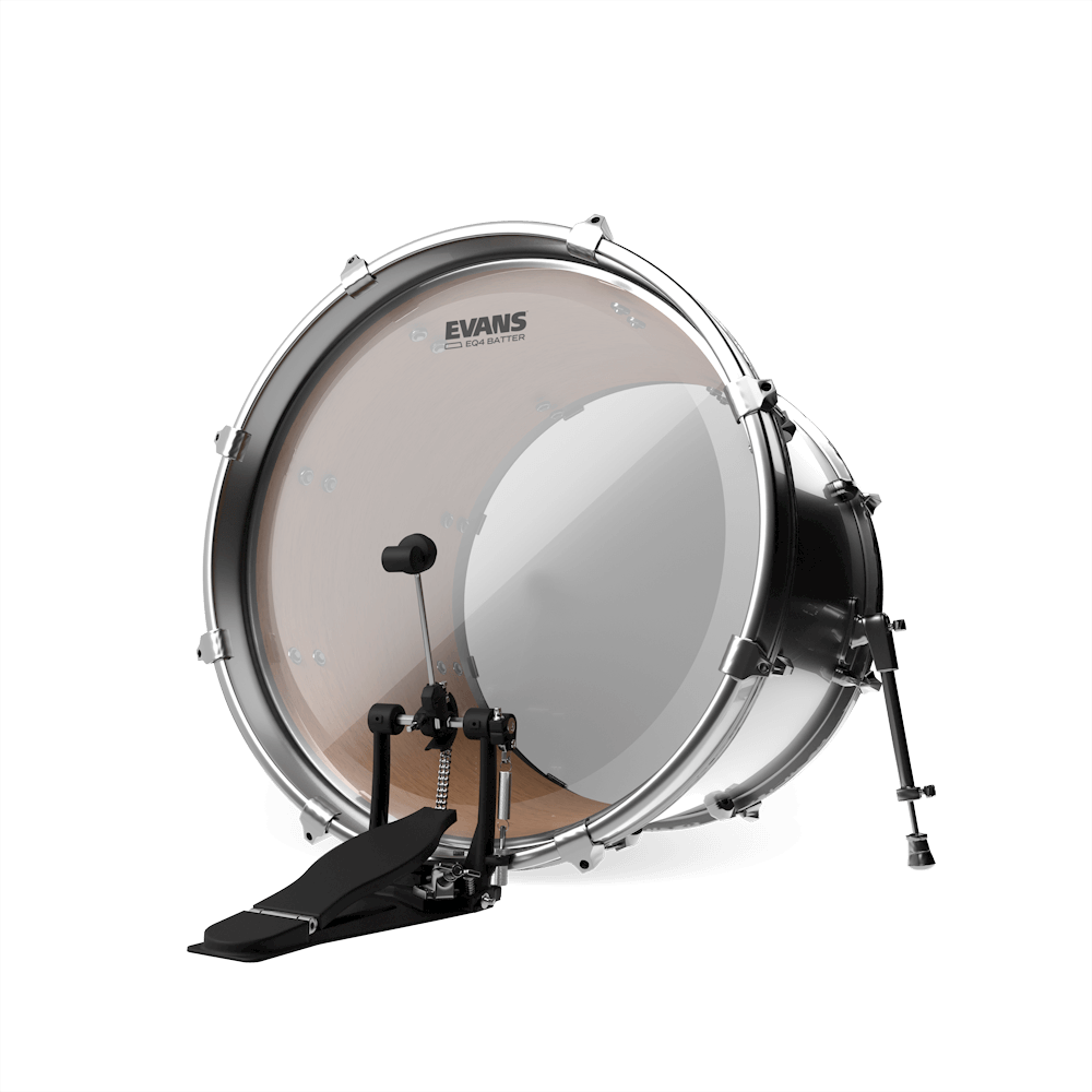 Evans Eq4 Clear Bass Drumhead Bd18gb4 - 18 Pouces - Peau Grosse Caisse - Main picture