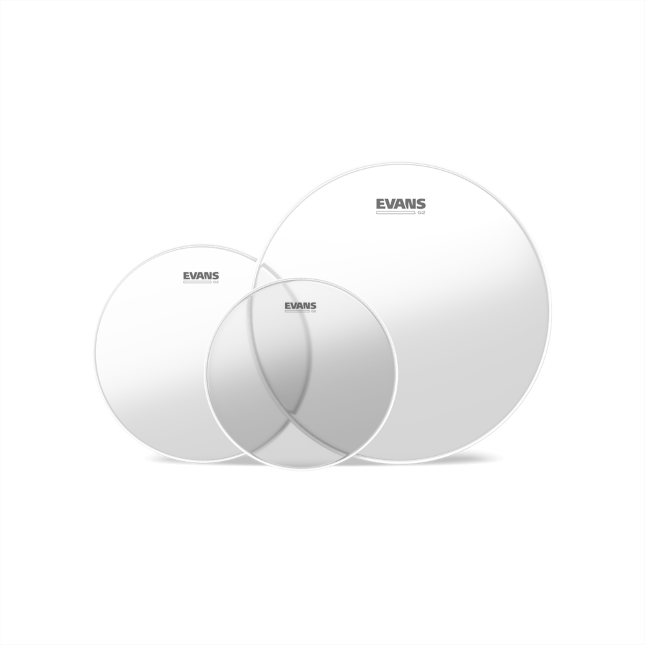 Evans Pack De Peaux Evans G2 Transparentes Pour Toms - Pack Peaux - Pack Peaux - Main picture