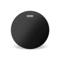Peau grosse caisse Evans B18ONYX2 Onyx - 18 pouces