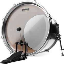 Peau grosse caisse Evans EQ4 Clear Bass Drumhead BD20GB4 - 20 pouces