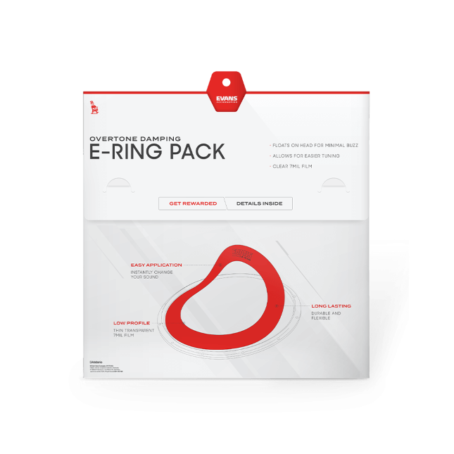 Evans E-ring Pack, Snare - Muffle Ring Control - Variation 1