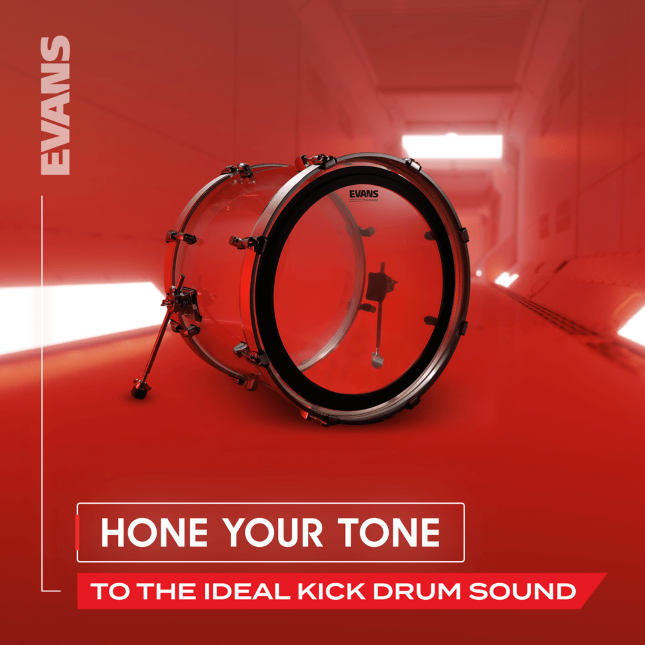 Evans Emad 2 Bass Drumhead Bd22emad2 - 22 Pouces - Peau Grosse Caisse - Variation 2