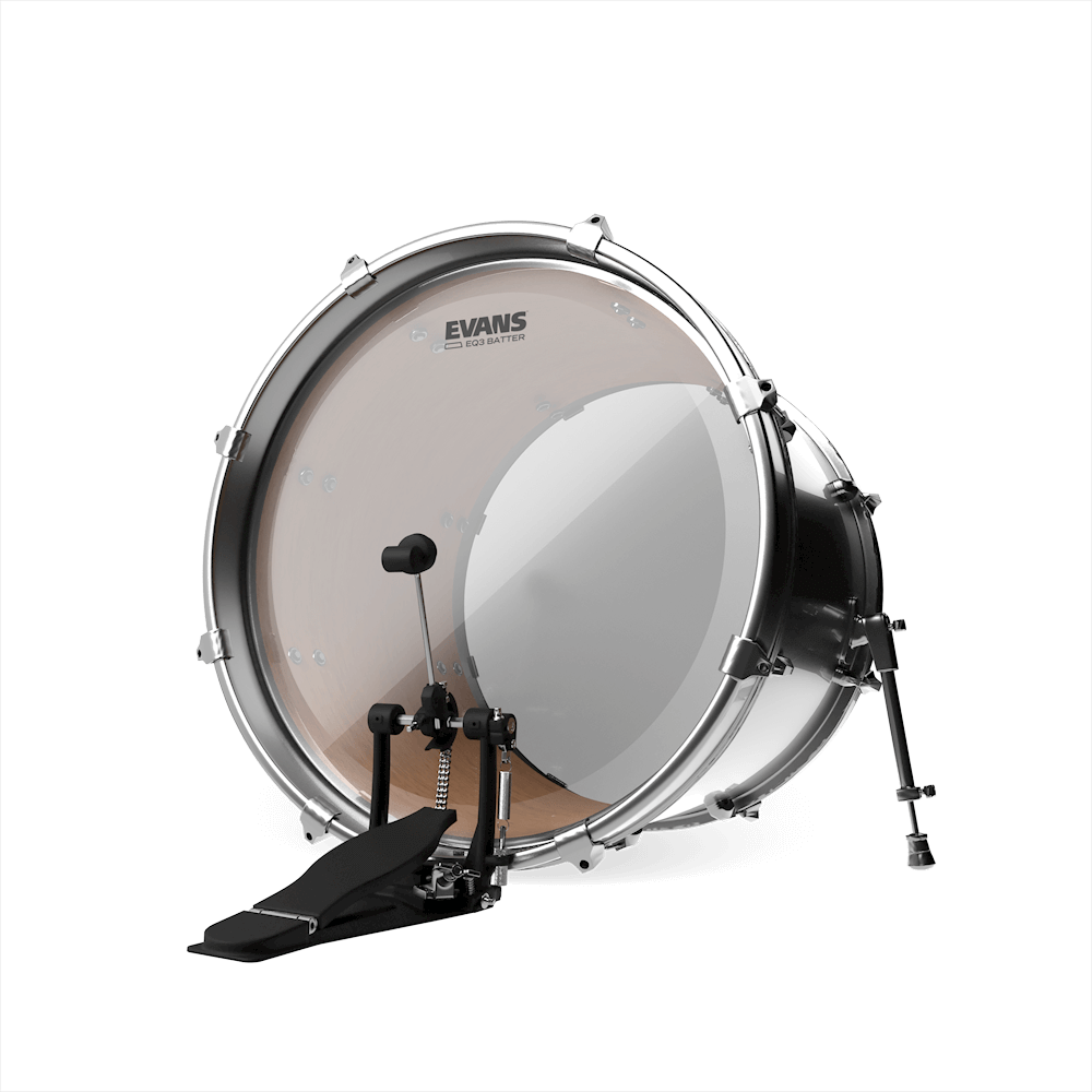 Evans Eq3 Clear Bass Drumhead Bd18gb3 - 18 Pouces - Peau Grosse Caisse - Variation 1