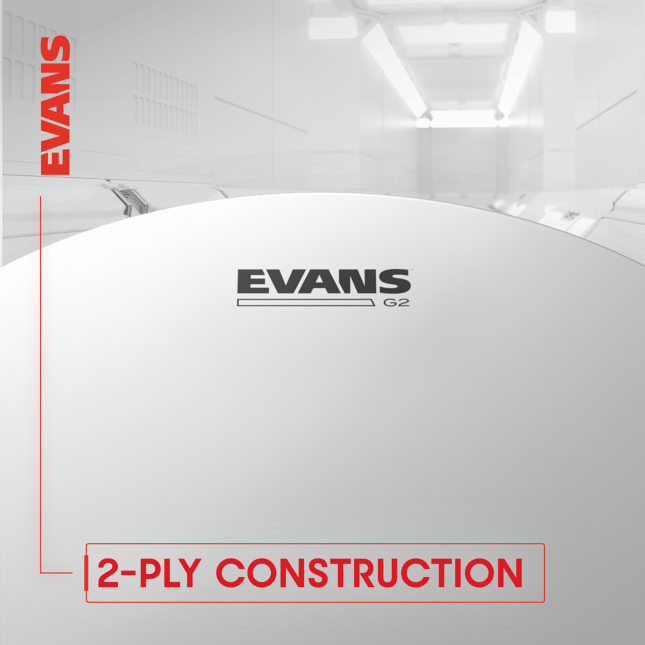 Evans Pack De Peaux Evans G2 SablÉes Pour Toms - Pack Peaux - Pack Peaux - Variation 3