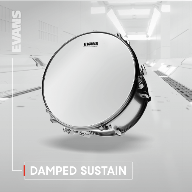 Evans Tt10 G2tom Frappe Genera G2 Clear 10 - 10 Pouces - Peau Tom - Variation 2