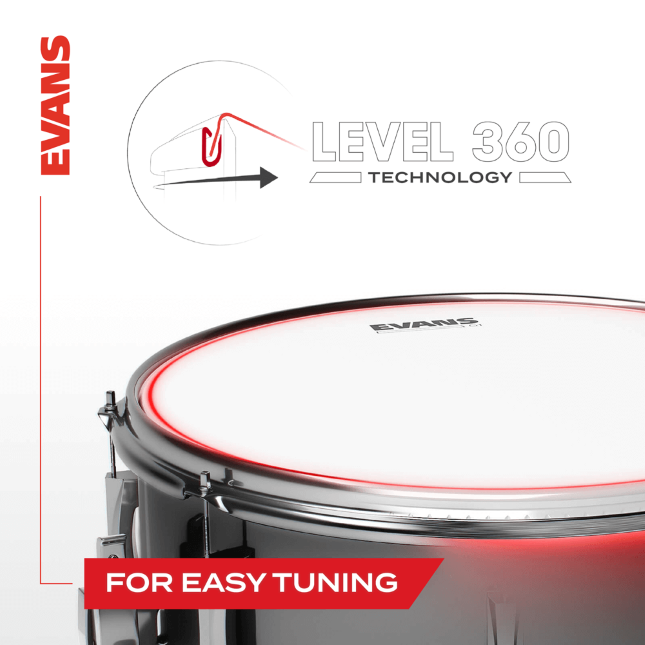 Evans Tt10 G2tom Frappe Genera G2 Clear 10 - 10 Pouces - Peau Tom - Variation 1