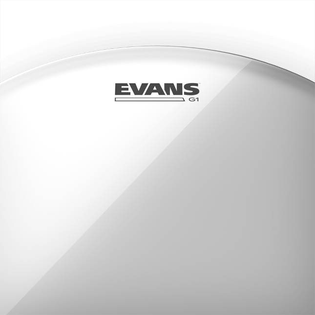 Evans Tt12g1   G1 Tom  Frappe Transparente 12 - 12 Pouces - Peau Tom - Variation 1