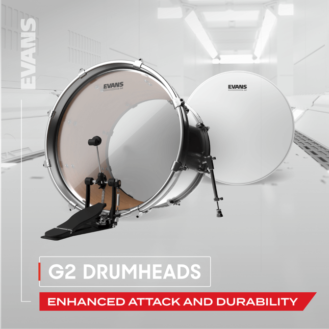 Evans Tt13g2 G2 Tom Frappe Transparent 13 - 13 Pouces - Peau Tom - Variation 4