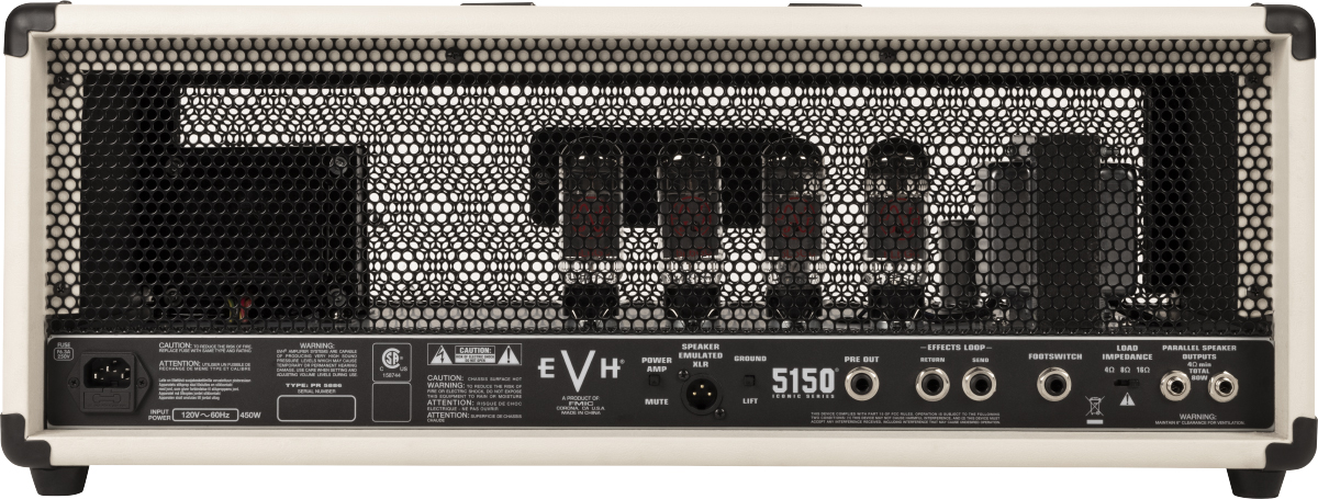 Evh 5150 Iconic Series Head 80w Ivory - Ampli Guitare Électrique TÊte / PÉdale - Variation 1