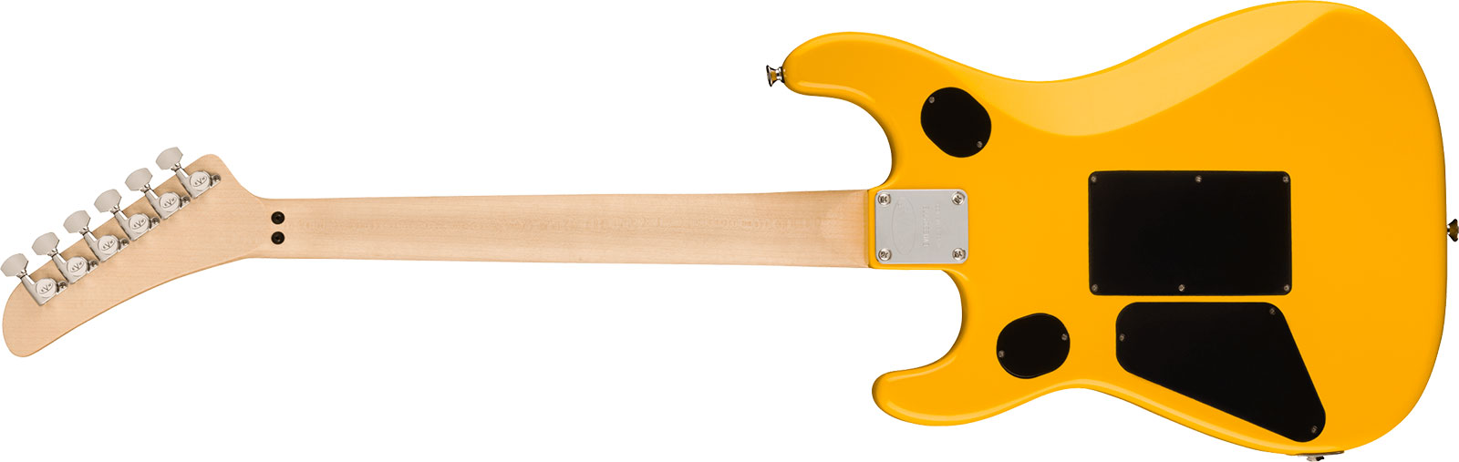 Evh 5150 Standard Mex 2h Fr Eb - Evh Yellow - Guitare Électrique Forme Str - Variation 1