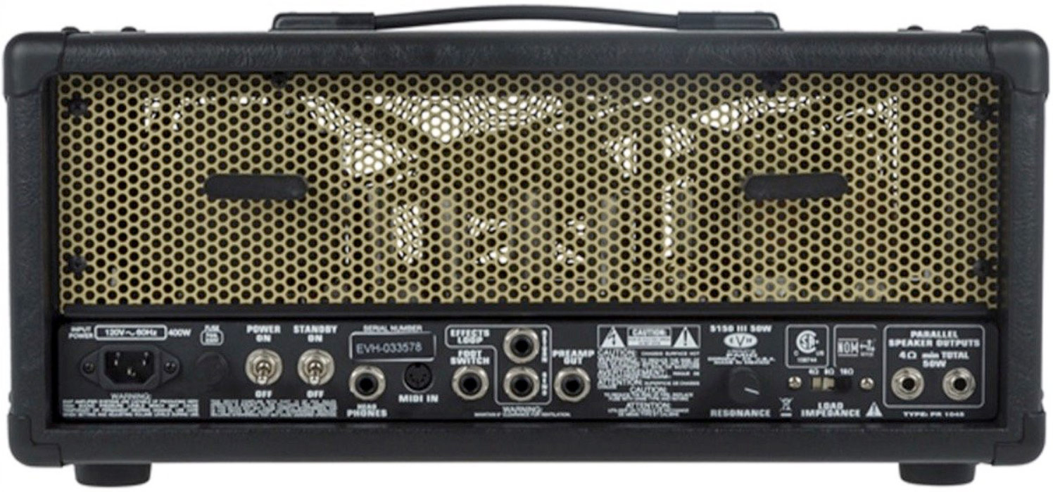 Evh 5150iii 50w El34 Head Bk - Ampli Guitare Électrique TÊte / PÉdale - Variation 2