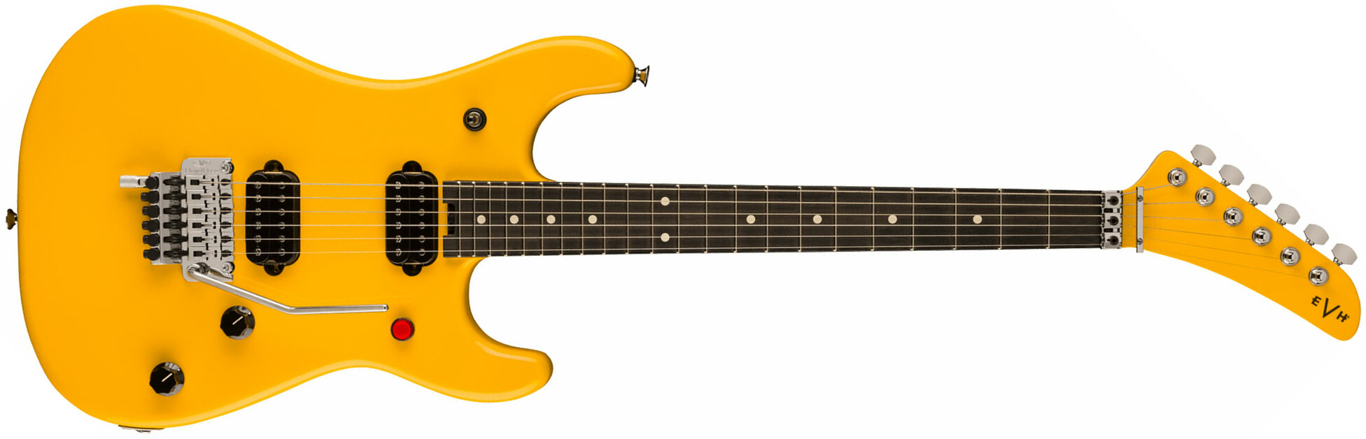Evh 5150 Standard Mex 2h Fr Eb - Evh Yellow - Guitare Électrique Forme Str - Main picture