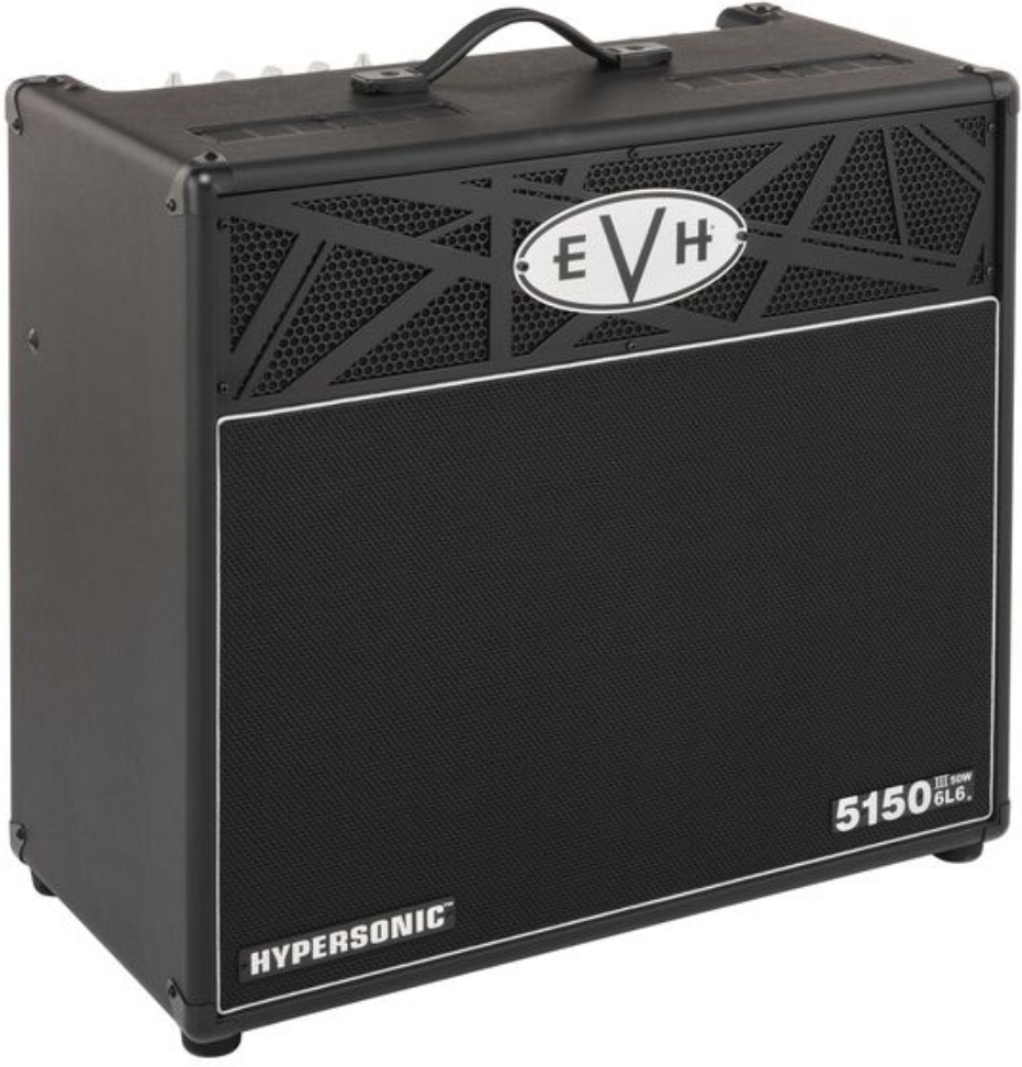 Evh 5150iii Hypersonic 6l6 1x12 Combo 50w Black - Ampli Guitare Électrique Combo - Main picture