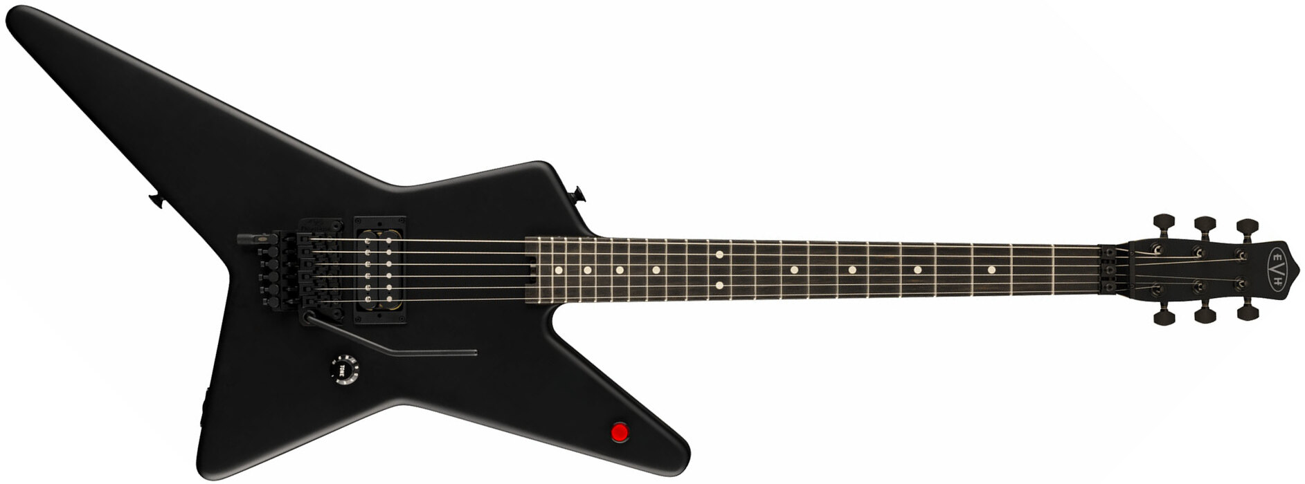 Evh Star Limited Edition 1h Fr Eb - Stealth Black - Guitare Électrique MÉtal - Main picture