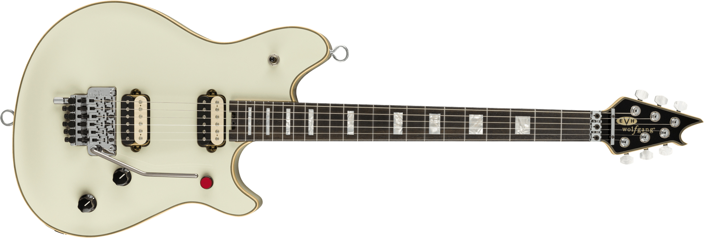 Evh Wolfgang Mij Jap 2h Fr Eb - Ivory - Guitare Électrique Forme Str - Main picture