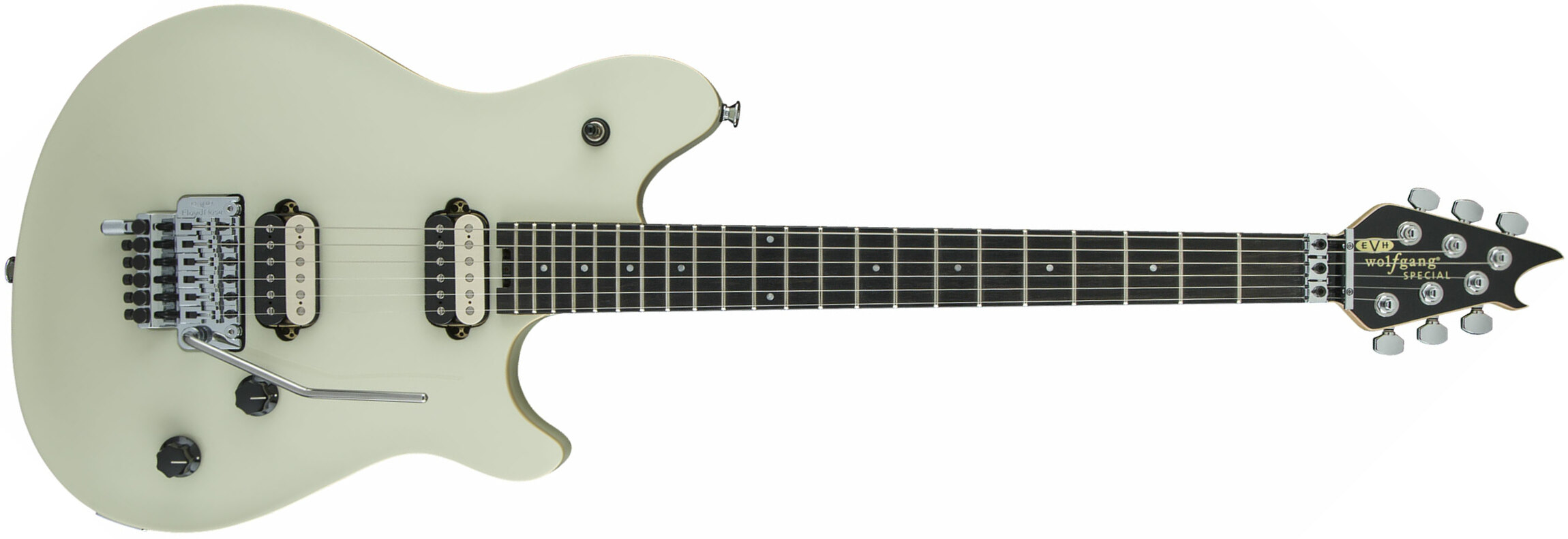 Evh Wolfgang Special Signature Mex 2h Fr Eb - Ivory - Guitare Électrique Double Cut - Main picture
