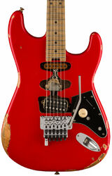 Guitare électrique forme str Evh                            Frankenstein Relic - Red