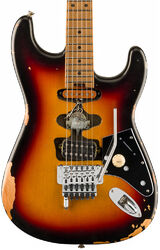 Guitare électrique forme str Evh Frankenstein Relic (MEX, MN) - Vintage sunburst