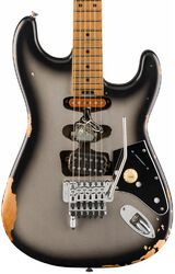 Guitare électrique forme str Evh Frankenstein Relic (MEX, MN) - Silverburst