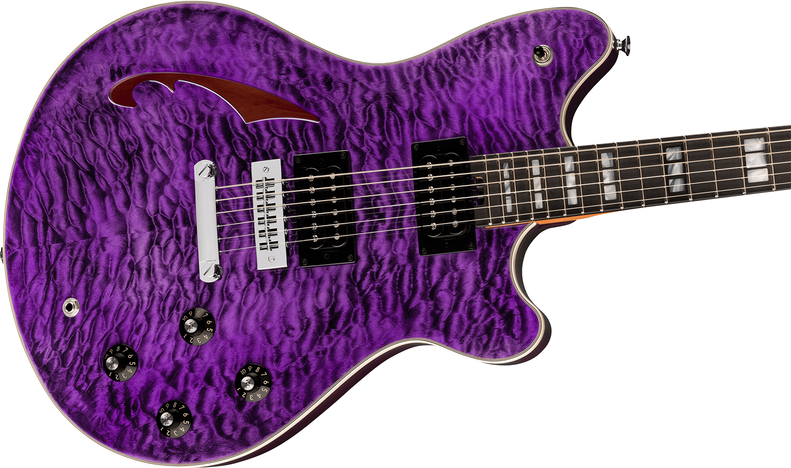 Evh Sa126 Special Qm 2h Ht Eb - Transparent Purple - Guitare Électrique MÉtal - Variation 2
