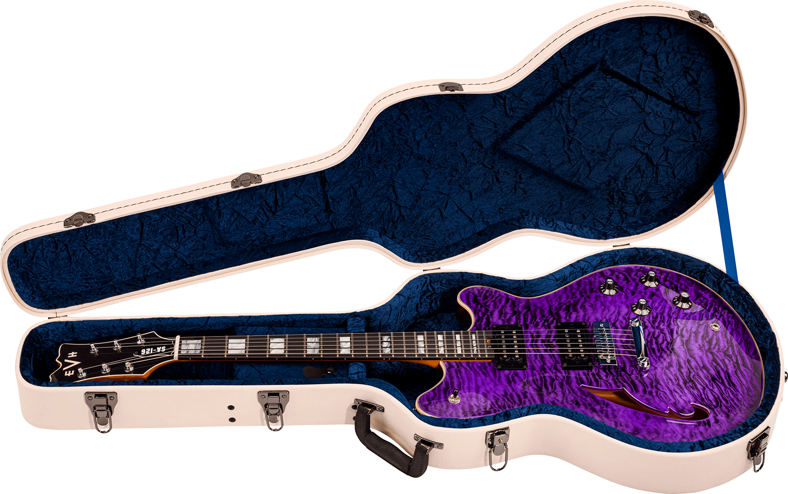 Evh Sa126 Special Qm 2h Ht Eb - Transparent Purple - Guitare Électrique MÉtal - Variation 4