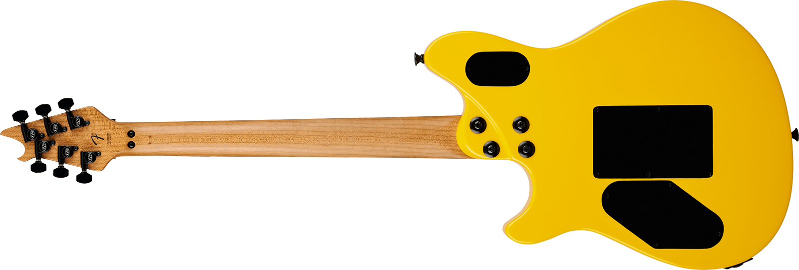 Evh Wolfgang Special Baked Maple Mex 2h Fr Eb - Caution Yellow - Guitare Électrique MÉtal - Variation 1