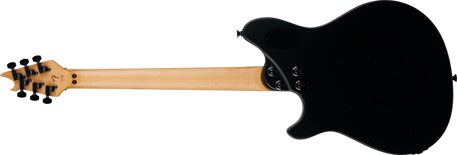 Evh Wolfgang Special Baked Maple Mex 2h Fr Eb - Stealth Black - Guitare Électrique MÉtal - Variation 1