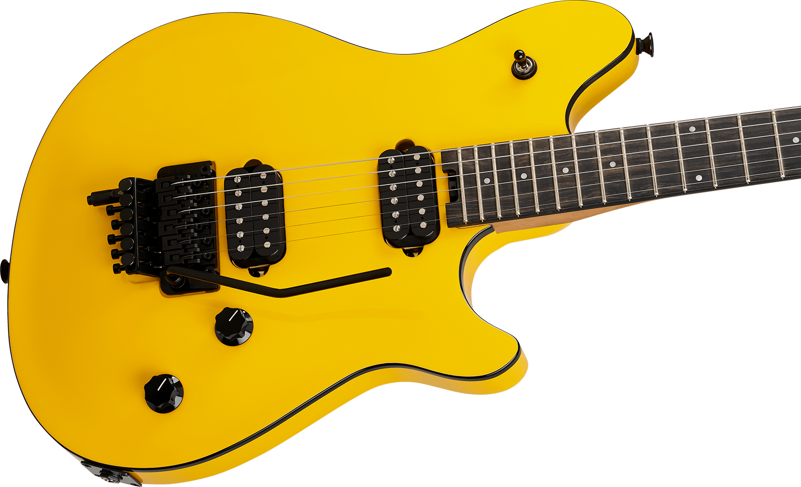 Evh Wolfgang Special Baked Maple Mex 2h Fr Eb - Caution Yellow - Guitare Électrique MÉtal - Variation 2