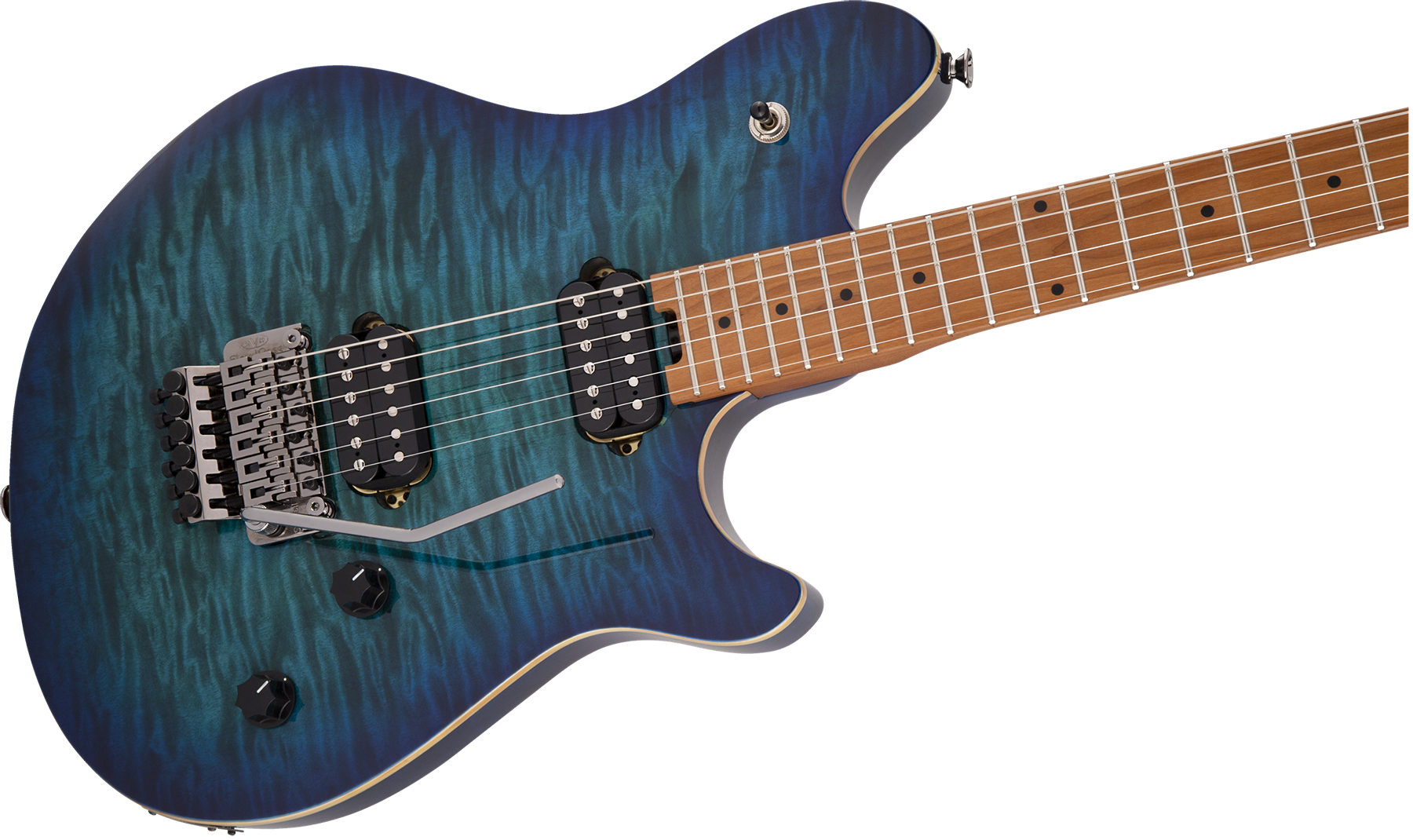 Evh Wolfgang Wg Standard Qm 2h  Fr Mn - Chlorine Burst - Guitare Électrique MÉtal - Variation 2