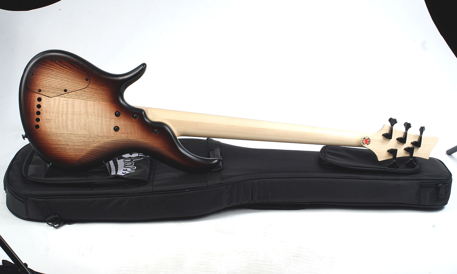 F Bass Bnf5 Fretless 5 String Ebony Fretboard - Brown Burst Satin - Basse Électrique Solid Body - Variation 2