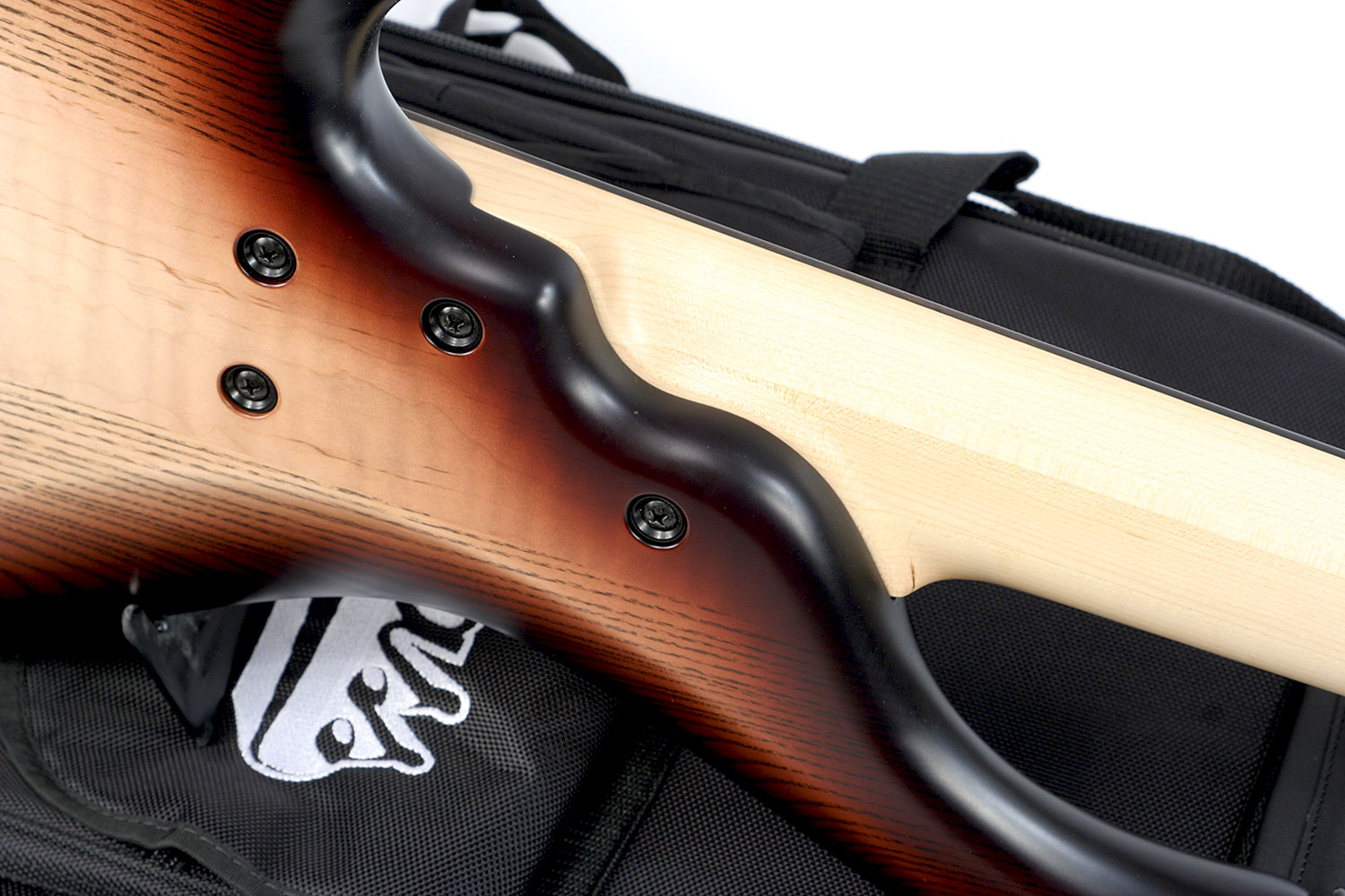 F Bass Bnf5 Fretless 5 String Ebony Fretboard - Brown Burst Satin - Basse Électrique Solid Body - Variation 5