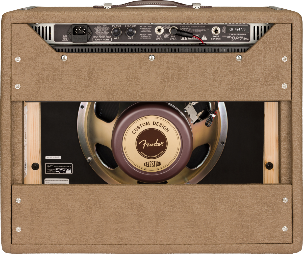 Fender 62 Deluxe Amp American Vintage Combo 20w 6v6 1x12 Brown - Ampli Guitare Électrique Combo - Variation 1
