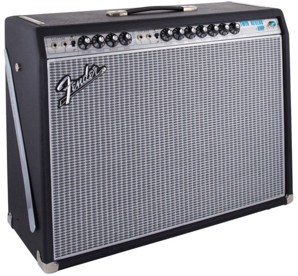 68 Custom Twin Reverb - Black and Silver Ampli guitare électrique